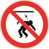 Haute tension défense de toucher STF 2510S