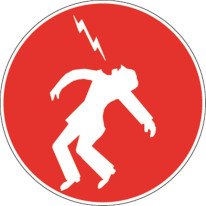 Haute tension ! défense de toucher STF 2501S