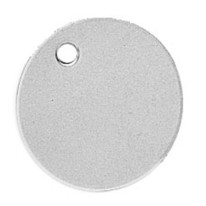 Marqueurs de vanne vierges - modèle aluminium