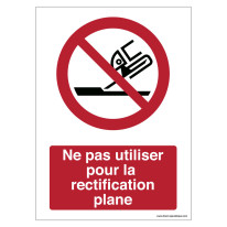 Signalisation Ne pas utiliser pour rectification p