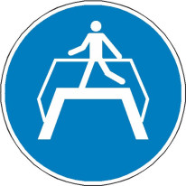 Panneau utiliser la passerelle ISO 7010 - M023