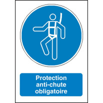 Signalisation Protection Anti-Chute Obligatoire - 
