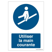 Signalisation Utiliser la main courante - M012F