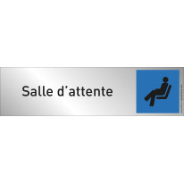 Plaque plexi couleur ´Salle d´attente´