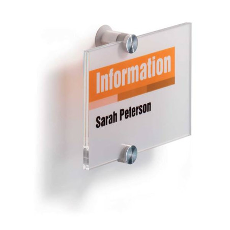 Plaque de porte gamme Cristal Dimension L 210 x H 