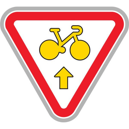 Panneau M12 pour cyclistes - Direct Signalétique