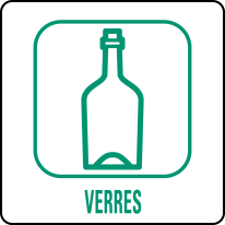 Panneaux déchetterie - Verre