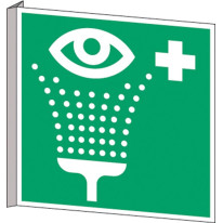 Drapeau Rinçage des yeux