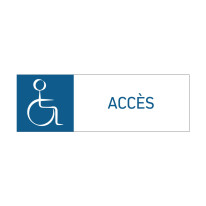 Panneau Accès fauteuil roulant