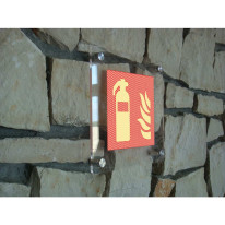 Signalétique Incendie carré et photoluminescent en