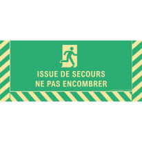 Marquage au sol photoluminescent signalisation iss