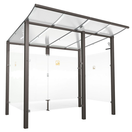 Abri fumeur extérieur