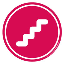 Signalétique escalier - Direct Signalétique