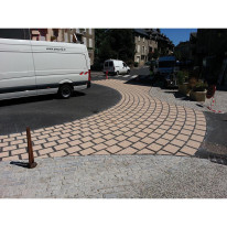 Pochoir pour création de zone piétonne