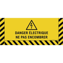 Marquage signalisation au sol danger électrique IS
