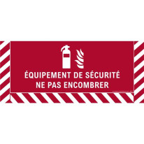 Marquage signalisation au sol pour extincteur ISO.