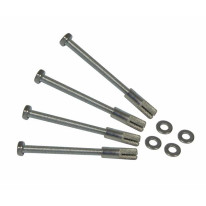 Lot de 4 fixations pour Protège-câbles piétons
