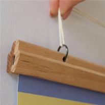 Anneaux en métal pour porte-affiche suspendu - Lot