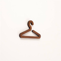 Pictogramme vestiaires découpé en bois