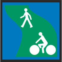 Marquage au sol en thermocollée Voie verte - C115