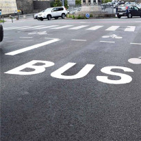 Texte "BUS" en thermocollé - H 1500 mm