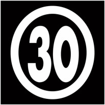 Zone 30 en thermocollé