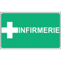 Panneau infirmerie avec picto - STF 2015S