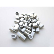 50 Clips aluminium - 1,5mm - Porte-affiches suspen