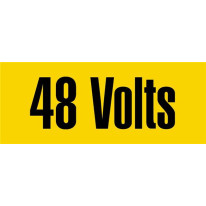 160 Etiquettes adhésives 48 Volts