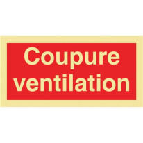Panneau photoluminescent Coupure ventilation