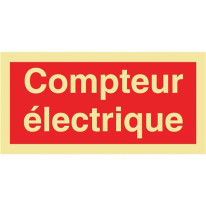 Panneau photoluminescent Compteur électrique