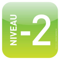 Plaque d´étage - Niveau -2 - Icone®