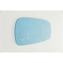 Etiquette en braille personnalisée H 60 x L 120 mm