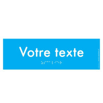 Plaque de Porte gamme Pop Art® en plexi - Texte pe