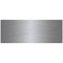 Plaque de protection de porte en Inox Brossé - H 2