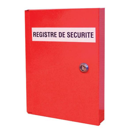 Armoire à clé pour registre de sécurité - Rouge