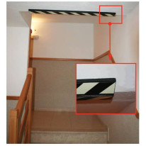 Amortisseur de choc photoluminescent pour surface 