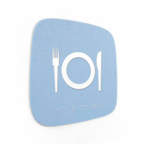Plaque de porte Touchy® Square - Salle à manger -