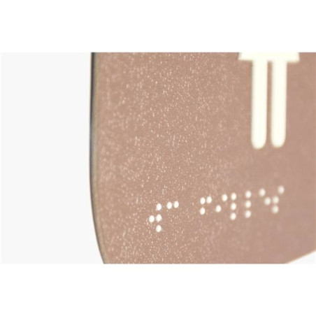 Signalétique Touchy® Disk - Numéro 1 - Diamètre Ø120 mm