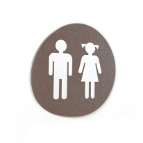 Signalétique Touchy® Disk - Picto WC Enfants - Dia