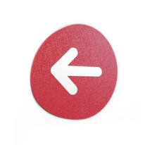 Signalétique Touchy® Disk - Picto Flèche gauche -