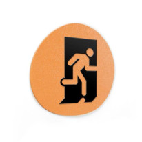 Signalétique Touchy® Disk - Picto Issue de secours