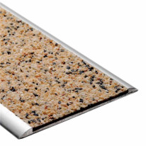 Profil plat en alu avec insert minéral spécial tra