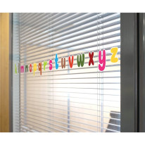 Adhésif de vitre - Motif Abécédaire - Longueur 1.1