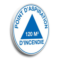 Panneau Point d´aspiration d´incendie avec m3 pers