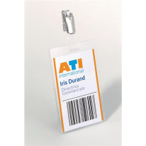 Porte-badge à clip - Lot de 25