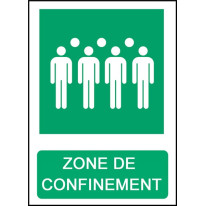 Panneau  Zone de Confinement