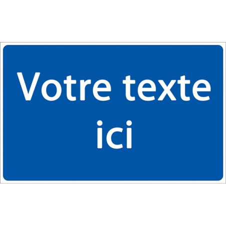 Panneau de Parking Personnalisé