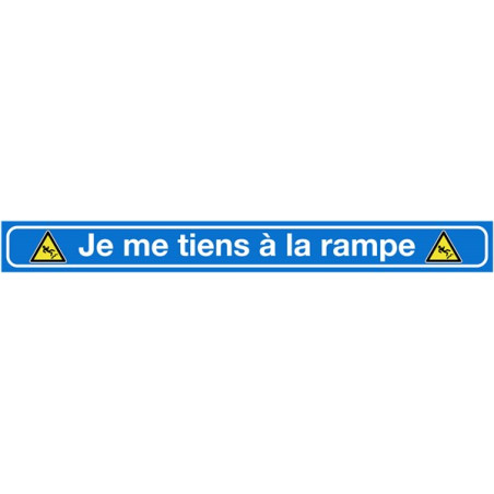 Sticker Je me Tiens à la Rampe