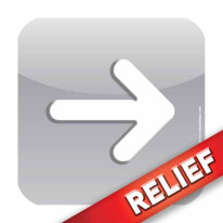 Plaque de porte Relief´Icone® Dimension H120 x L12